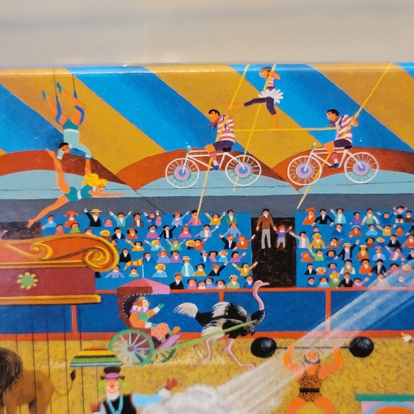 Mega puzzles Hometown collection "at the circus" 1000 piece puzzel. Bright fun - Picture 3 of 7